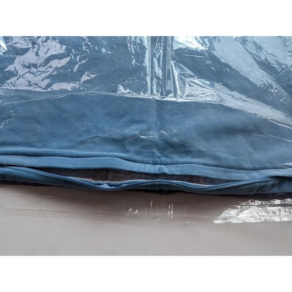 Laurel Branch Pillow Sham18x18 Reversible Midnight Silk Cotton NEW Ret $185